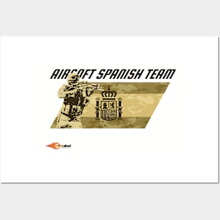 Spanish Flag Airsoft Team Posters and Art